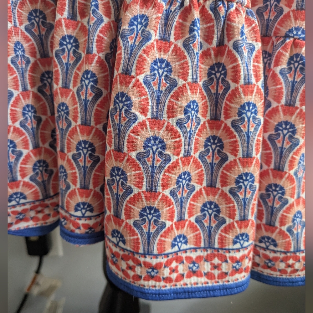 EUC.....Max Studio Flutter Sleeved Tiered Dress Size M - Picture 7 of 8